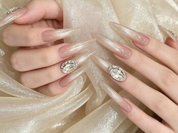 アキラネイルサロン(Akira nail salon)の写真/カワイイシンプルネイルが得意♪お気軽に通えるプランも準備◎春デートの勝負ネイルに仕上げます！！