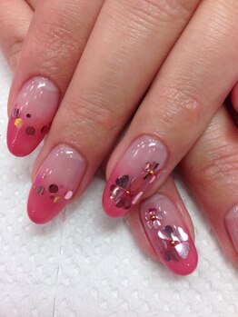 クリスタルネイル ボンベルタ橘店(CRYSTAL NAIL)/グラデーションネイル