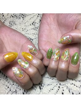 プライベートサロンアリュール(Private Salon Allure)/ビタミンカラーのシェルで。。。