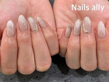 ネイルズアリー 立川店(Nails ally)/ギャラクシー×マグネット×秋