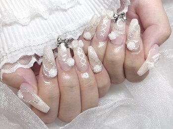 モカ 心斎橋(moca by Lee)/【Aina】バラネイル