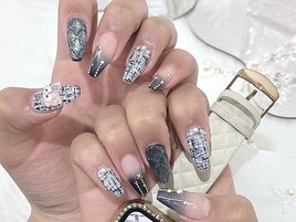 キルティングネイル推しネイル