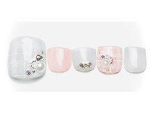 アールケーネイル 中野坂上(RK nail)/フット定額デザイン2新規￥7800