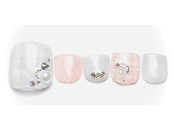 アールケーネイル 中野坂上(RK nail)/フット定額デザイン2新規¥7800