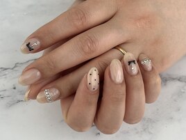 持ち込みドット&リボン