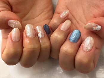 エムスラッシュ ネイル センター北店(M.SLASH)/冬のオールスター☆