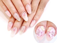ネイルコレクション ベビーピンク(Baby Pink)/ジェルアート放題★3Dフラワー