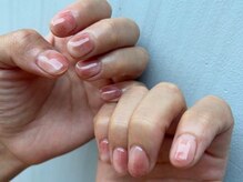 ファンクションネイルズ 表参道 原宿(FUNCTION NAILS)/桃ネイル