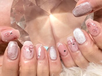 ピンクリボン×ワンカラー