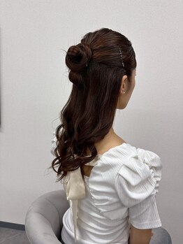 ミカヅキ 赤坂/ハーフアップアレンジセット!