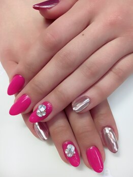 ネイルサロン ティアラリュクス 市川北口店(Tiara Luxe)/ゴージャスネイル￥11340