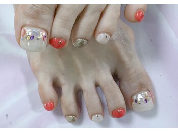 ｆｏｏｔシェルネイル