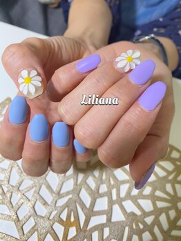 リリアーナ(Liliana)/ワンカラー+アート2本 ¥4280