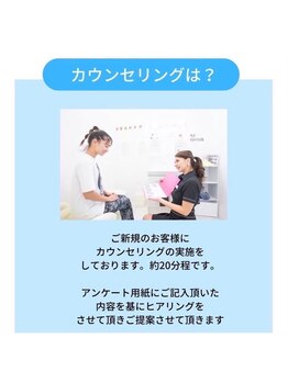 ホワイトニングショップ 阪急伊丹店/カウンセリングは?
