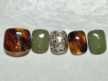 ルリアン(LeLien)/べっ甲ネイル