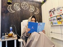 ケアオン(CARE ON)の雰囲気（ハーブティーを飲みながら、よもぎ蒸しに入って高濃度水素吸入♪）
