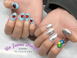 【自爪ネイル】ちぐはぐネイル