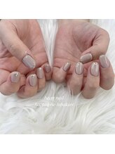 はあとねいる 八戸日計店/☆お客様シンプルラメネイル☆