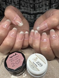 冬のフレンチネイル