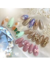 エスフィーネイルサロン ブリーユ(Esfy nailsalon Brille)/4月アプレ定額デザイン