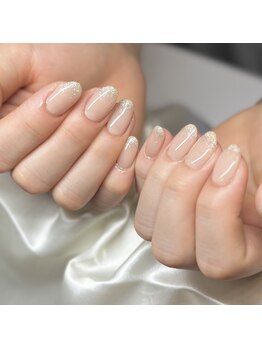 ララネイル(LALA nail)/ラメグラ+カラー追加¥1,000