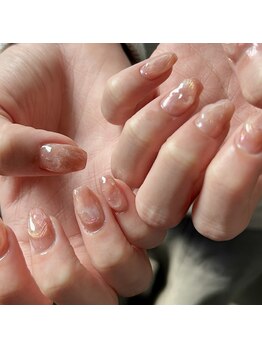 ネイルズ ヒマワリ(Nails Himawari)/【松田担当】定額ニュアンスart