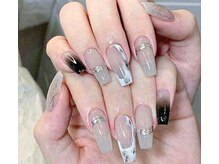 ネイルサロン ジェイ(Nail Salon J)/チップニュアンスミラーデザイン