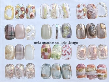 ネキ(neki)の写真/定額design*新規オフ込￥6500/リピーター¥7500～★春色ネイルで軽やかな指先に♪全メニューフィルイン施術