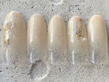 フリークネイル(FREAK Nail)/ベージュパールグラデ ¥7000
