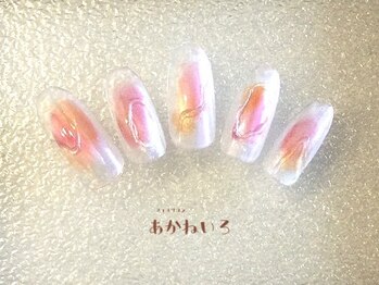 ネイルサロン あかねいろ/チークニュアンスネイル