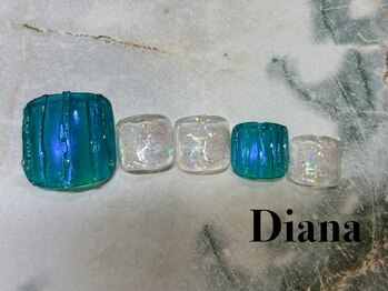 ディアナ ひたちなか高場店(DIANA)/定額ネイル 6600円 D-028