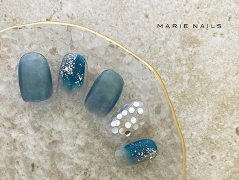 マリー ネイルズ いわきラトブ店(MARIE NAILS)/定額7,700円税込 シアー 0717d