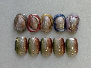 ネイルアンドアイラッシュ アールイー(Re)/定額 Simple Art