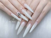ヒンネイル(Hin Nail)/フレンチ／キティーネイル