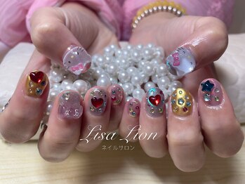 リサライオン(Lisa Lion)/持ち込みデザイン☆キティネイル