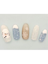 雪だるま★マグネット★雪の結晶