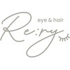 Re:ry eye&hair（eyelash）のお店ロゴ