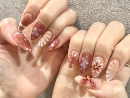 立体フラワーネイル