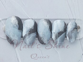 ネイルズシャインクイーンズ(nail's Shine Queen's)/上品トレンドアート