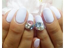 コットンローズ(Cotton Rose)/パープルネイル