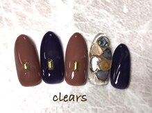 ビューティーネイルサロン クリアーズ(Clears)/シェル盛り豪華シックネイル♪