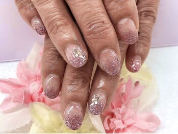 ディーネイル 京橋(D-nail)/立和名/シンプルラメグラデ
