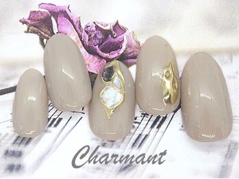 シャルマン(Charmant)/定額B¥6200☆ブローチネイル