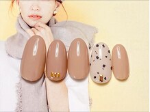 サンネイルルーム(sun nail room)/ドット×ワンカラー【完全個室】