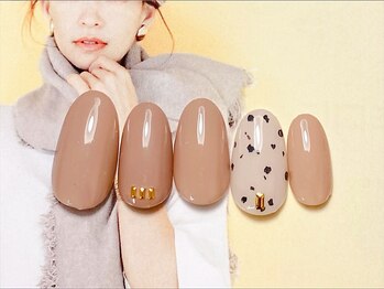 サンネイルルーム(sun nail room)/ドット×ワンカラー【完全個室】