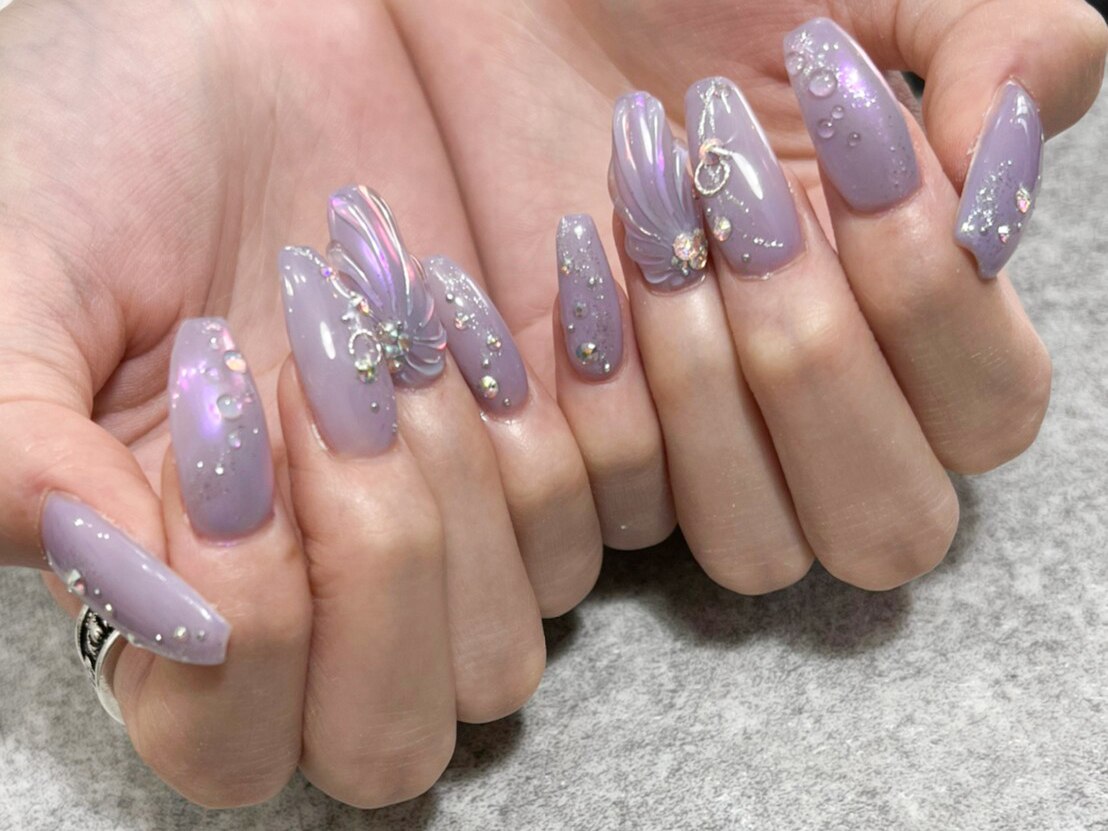 2026年冬トレンド】スワロフスキーのネイルデザイン集｜人気順｜26