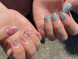 Hand..ちぐはぐネイル♪