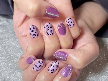 キャッツアイ東京 新宿店(Cat's eye TOKYO)/レオパードネイル