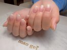 mao gel 花びらネイル