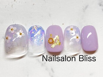ネイルサロンブリス(nail salon Bliss)/定額シンプルアートコース￥5500